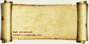 Jovana Belodedić vizit kartica